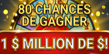 80 Tours Jackpot au Zodiac Casino
